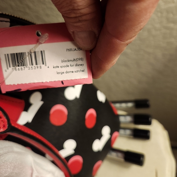 Disney Kate Spade Bag - Mickey Mouse Ear Hat Satchel including Disney bag hanger - Picture 5 of 8